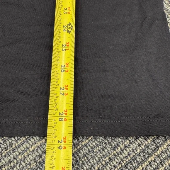 GUESS Mens Black Logo‎ Graphic T Shirt XL S/S Crew Neck Cotton Blend Casual Tee - Picture 6 of 8